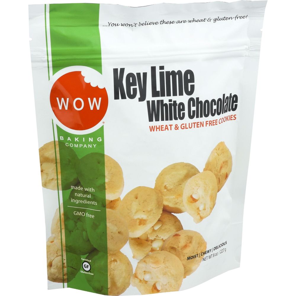 Wow Baking Key Lime White Chocolate Cookies, 8 Ounce -- 6 Per Case