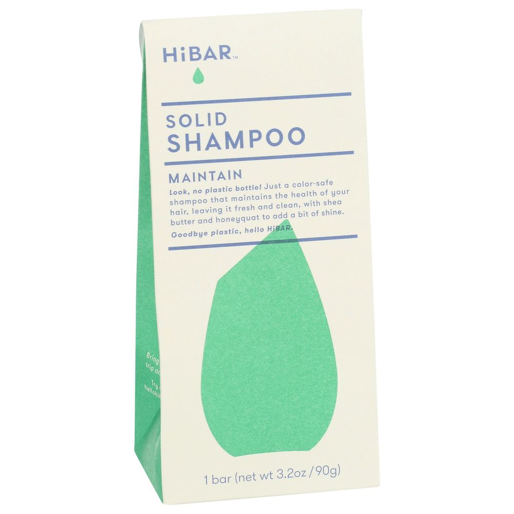 Hibar Maintain Solid Shampoo Bar, 3.2 Ounce