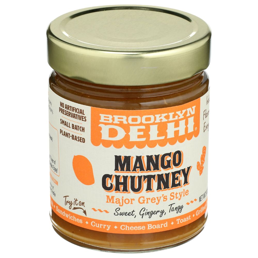 Brooklyn Delhi Sweet Mango Chutney, 9 Ounce -- 6 Per Case