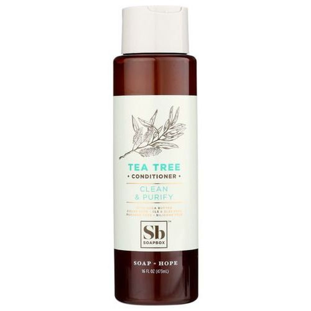 Soapbox Clean And Purify Tea Tree Conditioner, 16 Fluid Ounce