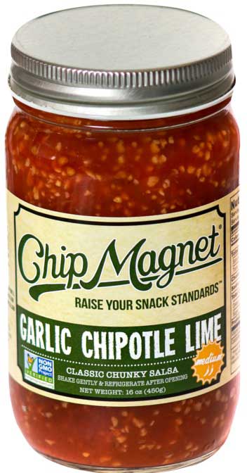 Chip Magnet Garlic Chipotle Lime Salsa, 16 Ounce -- 6 Per Case
