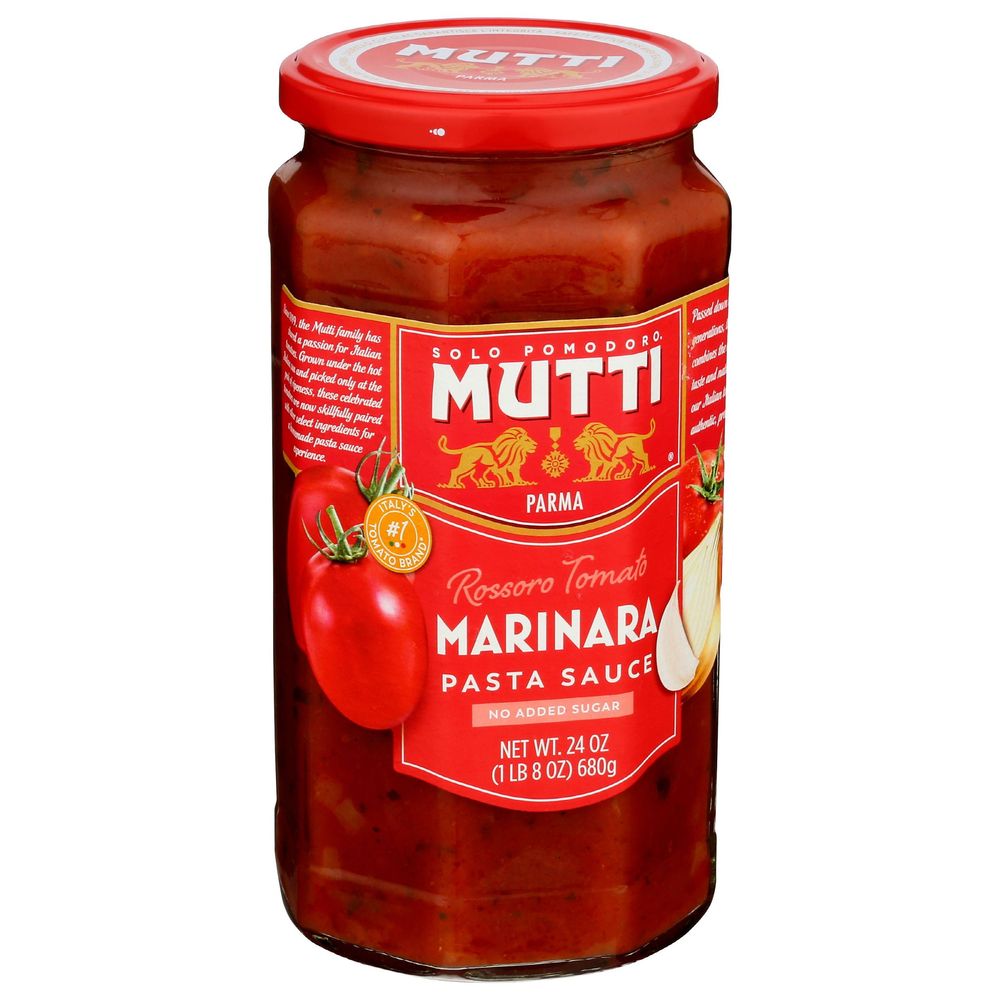 Mutti Rossoro Tomato Marinara Pasta Sauce, 24 Ounce -- 6 Per Case