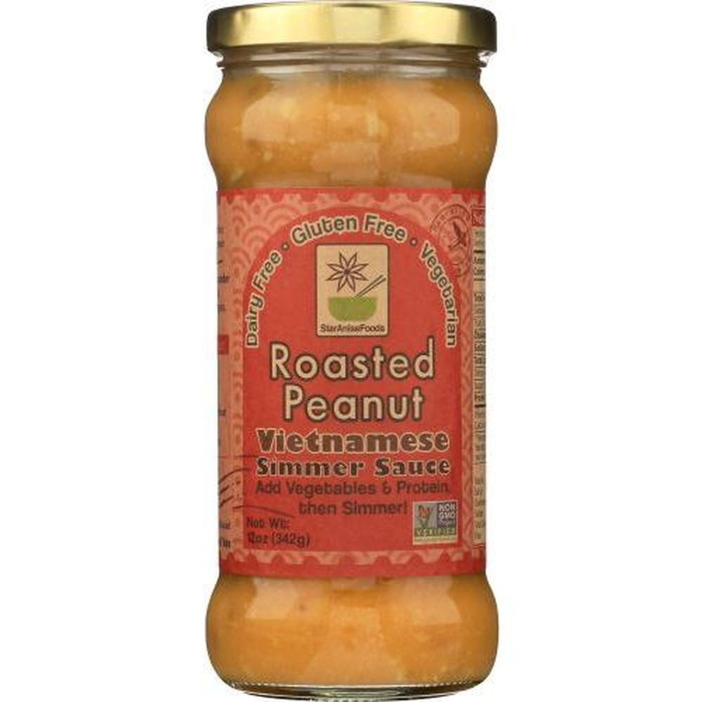 Star Anise Roasted Peanut Vietnamese Simmer Sauce, 12 Ounce -- 6 Per Case