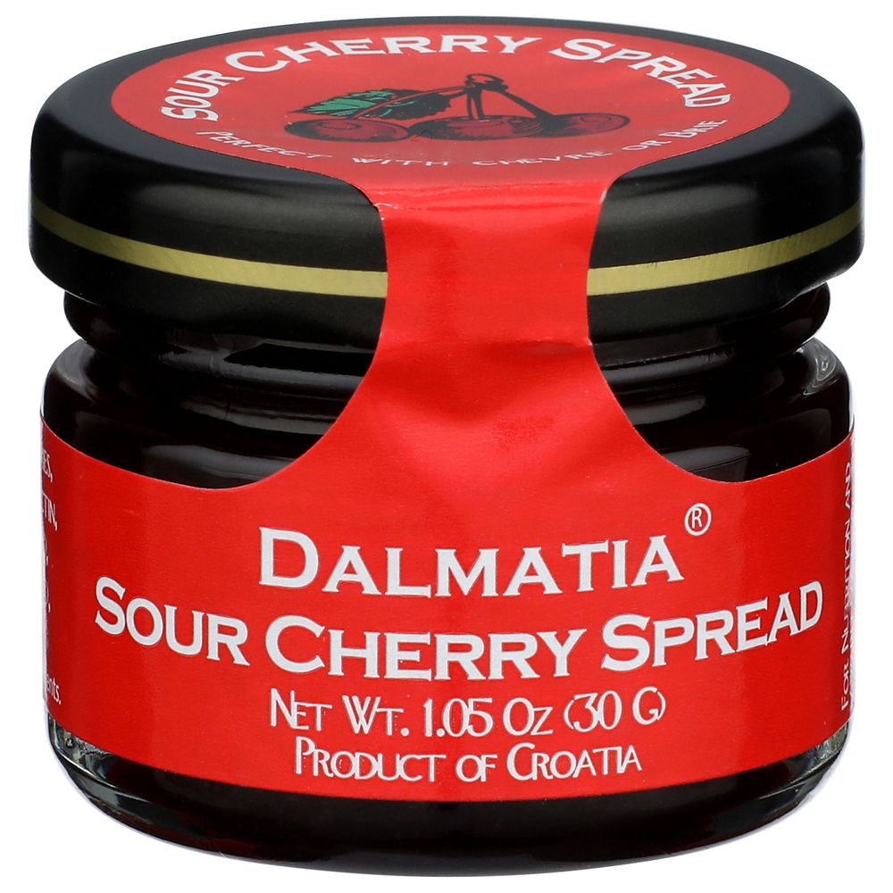 Dalmatia Sour Cherry Spread, 1.05 Ounce Mini Jar -- 30 Per Case