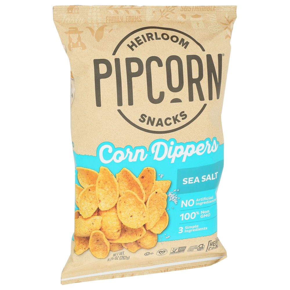 Pipcorn Sea Salt Corn Dipper, 9.25 Ounce -- 12 Per Case