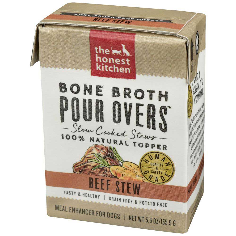 The Honest Kitchen Bone Broth Pour Overs Beef Stew Dog Food 5.5