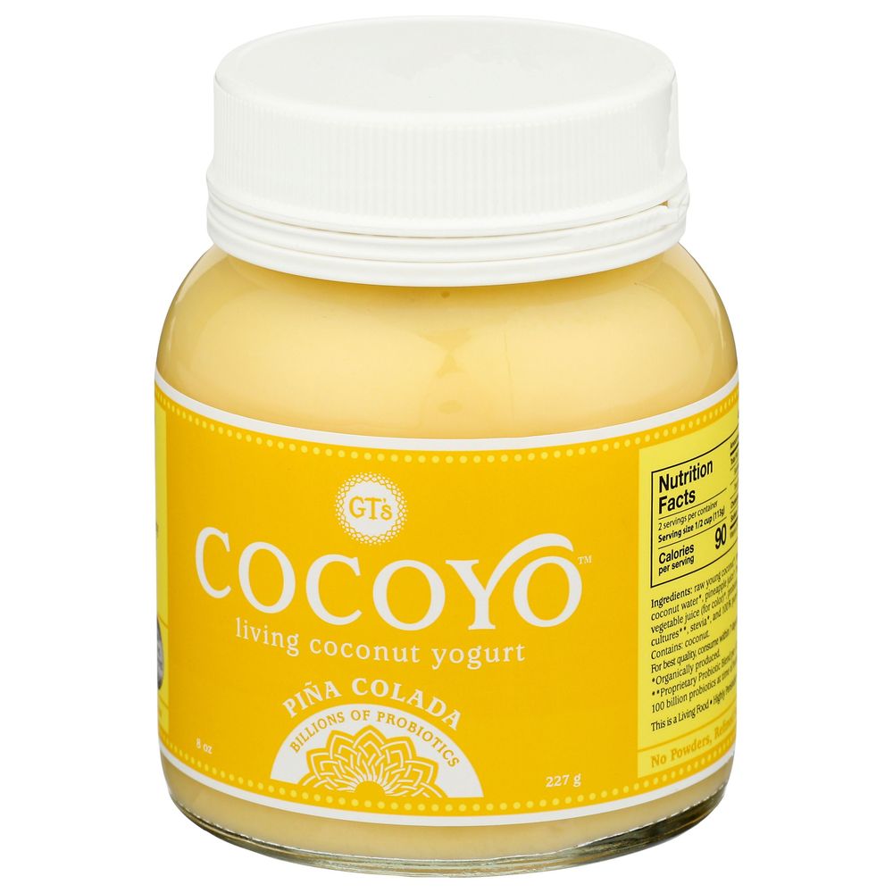 GTs Organic Cocoyo Pina Colada Coconut Yogurt, 8 Fluid Ounce -- 6 per case