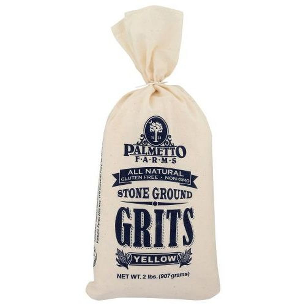 Palmetto Farms Stone Ground Yellow Corn Grits, 2 Pound -- 12 Per Case