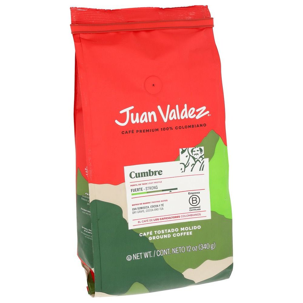 Juan Valdez Cumbre Ground Coffee, 12 Ounce -- 6 Per Case