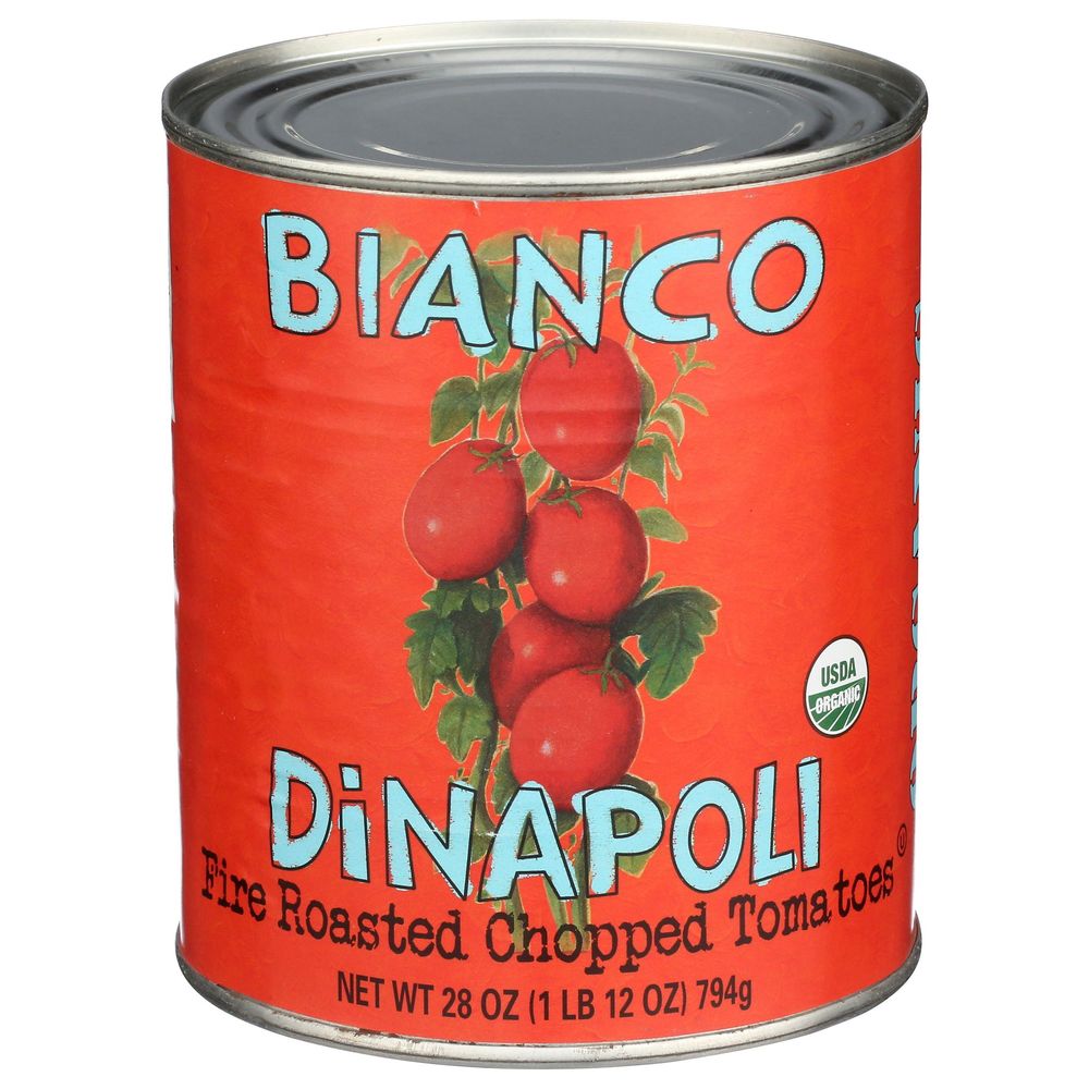 Bianco Dinapoli Organic Fire Roasted Chopped Tomatoes, 28 Ounce -- 6 Per Case