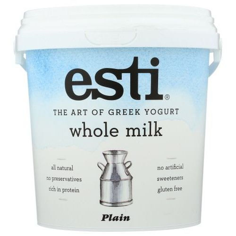 Esti Plain Whole Milk Greek Yogurt, 32 Ounce 6 per case