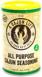 A Cajun Life All Purpose Cajun Seasoning, 8 Ounce -- 6 Per Case