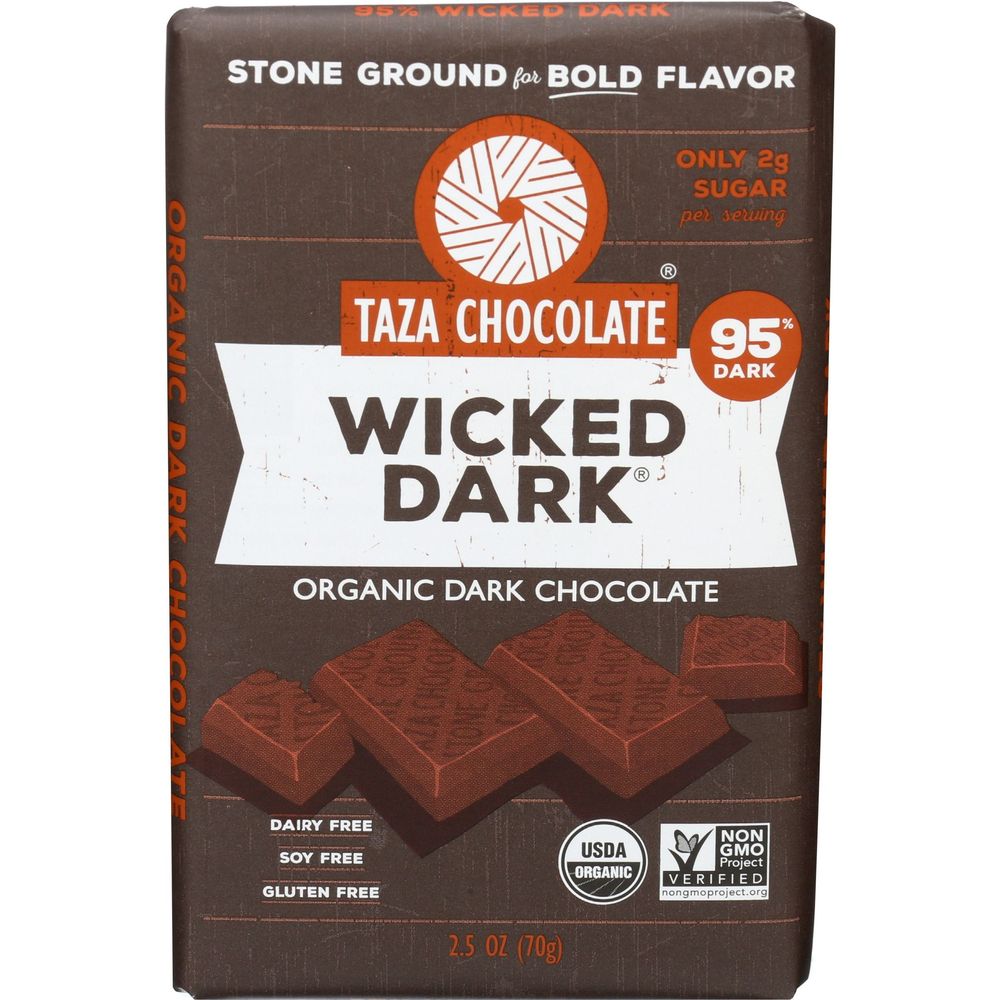 Taza Wicked Dark Chocolate (10x2.5 OZ)
