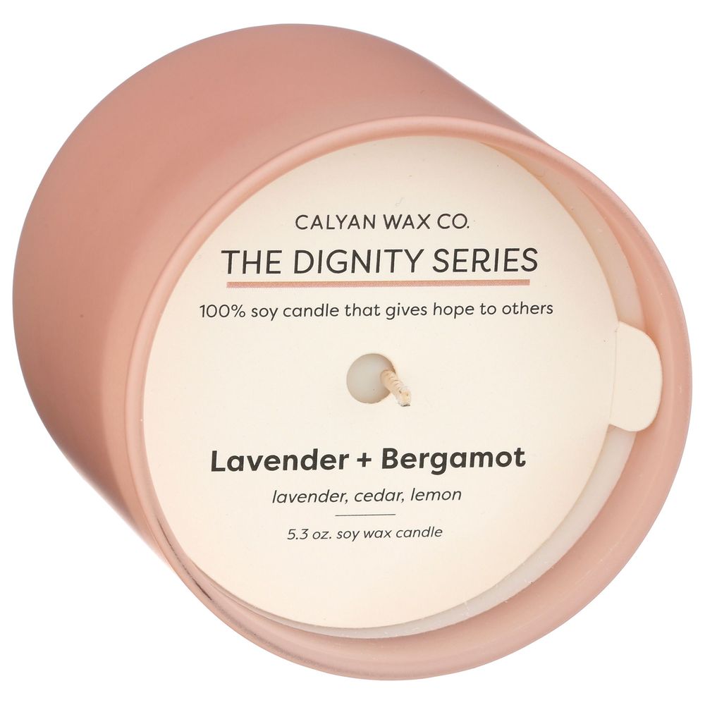 Calyan Wax Lavender Plus Bergamot Soy Candle, 5.3 Ounce -- 6 Per Case