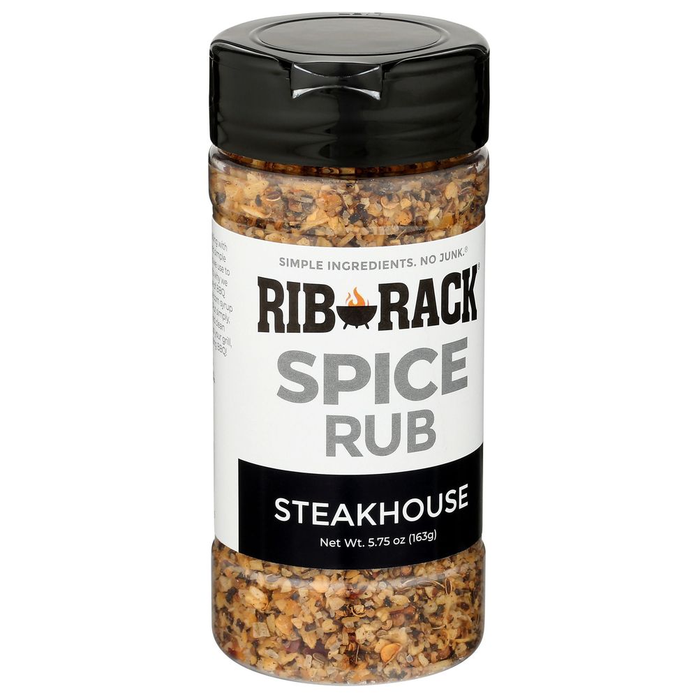 Rib Rack Steakhouse Spice Rub Seasoning, 5.75 Ounce -- 6 Per Case