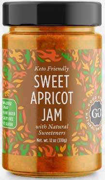 Good Good Apricot Jam With Stevia, 12 Ounce -- 6 Per Case