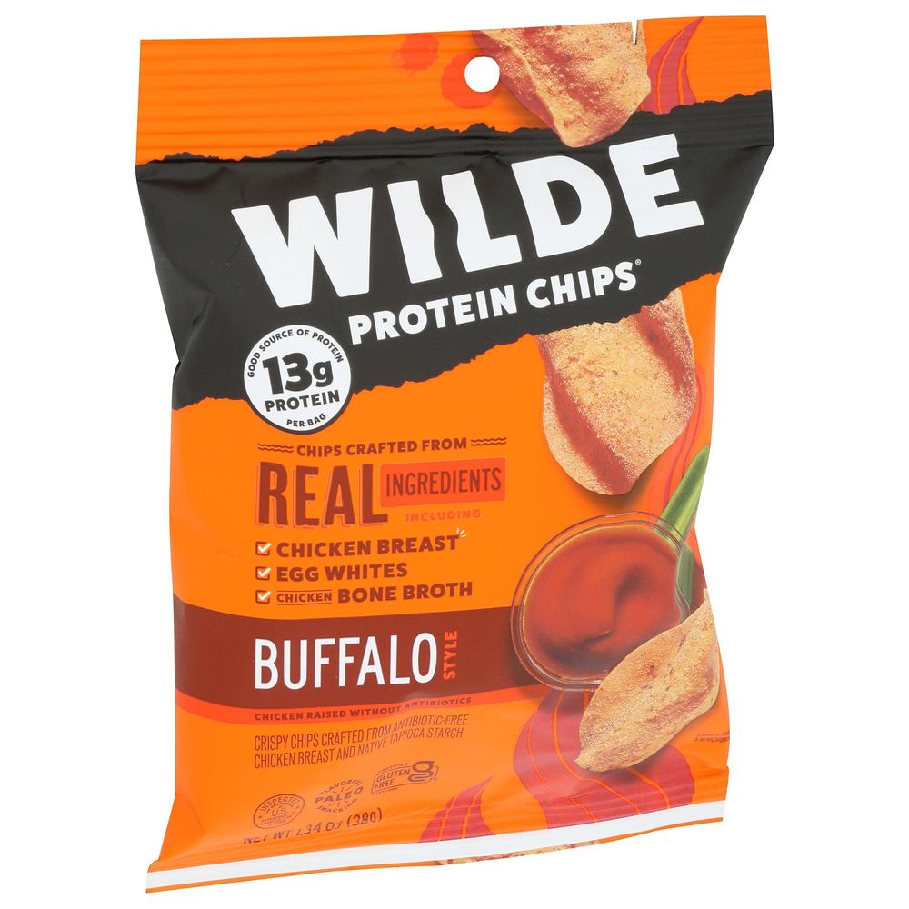 Wilde Buffalo Style Protein Chips, 1.34 Ounce -- 32 Per Case