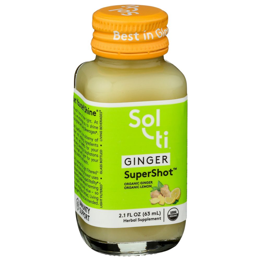 Sol-ti Organic Ginger Supershot, 2 Fluid Ounce -- 12 Per Case