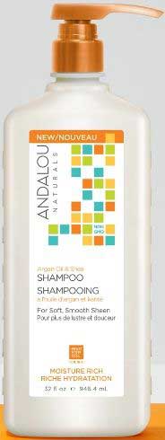 Andalou Naturals Argan Oil And Shea Moisture Rich Shampoo, 32 Fluid Ounce