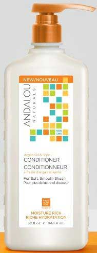 Andalou Naturals Argan Oil And Shea Moisture Rich Conditioner, 32 Fluid Ounce