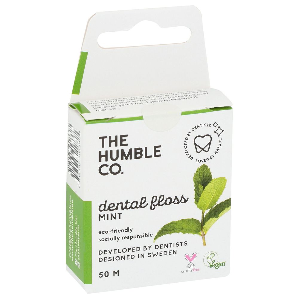 The Humble Co Mint Dental Floss, 164 Feet -- 6 Per Case