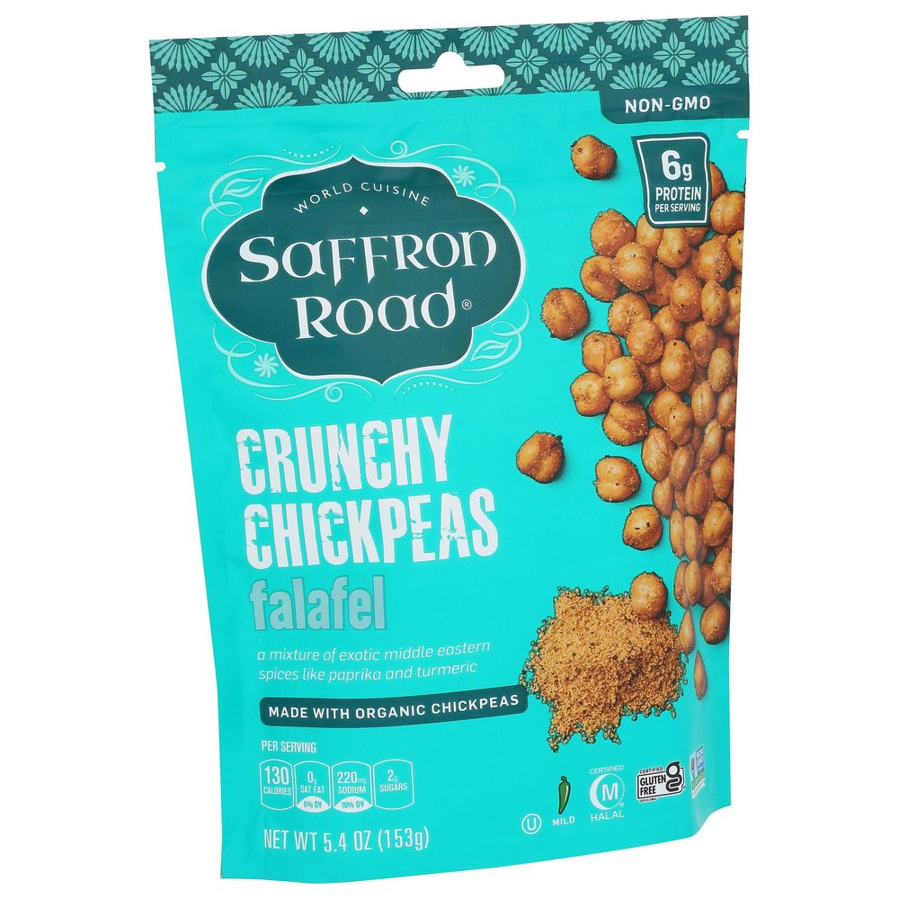 Saffron Road Falafel Crunchy Chickpea Snack, 5.4 Ounce -- 6 Per Case