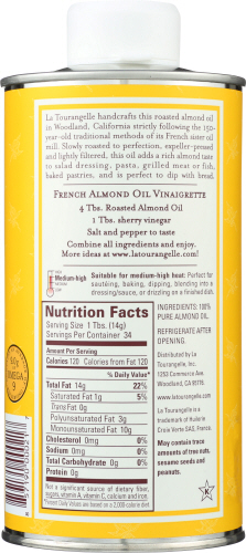 La Tourangelle Roasted Almond Oil, 16.9 Ounce -- 6 Per Case