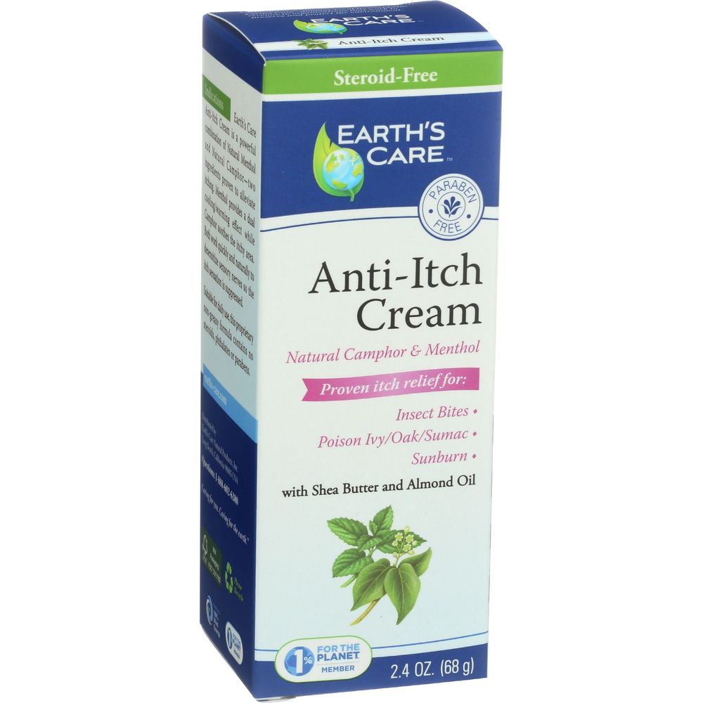 Earth's Care Anti-itch Cream, 2.4 Ounce