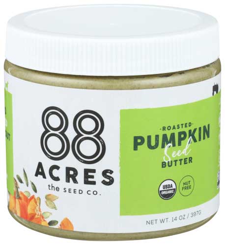 88 Acres Organic Roasted Pumpkin Seed Butter, 14 Ounce -- 6 Per Case