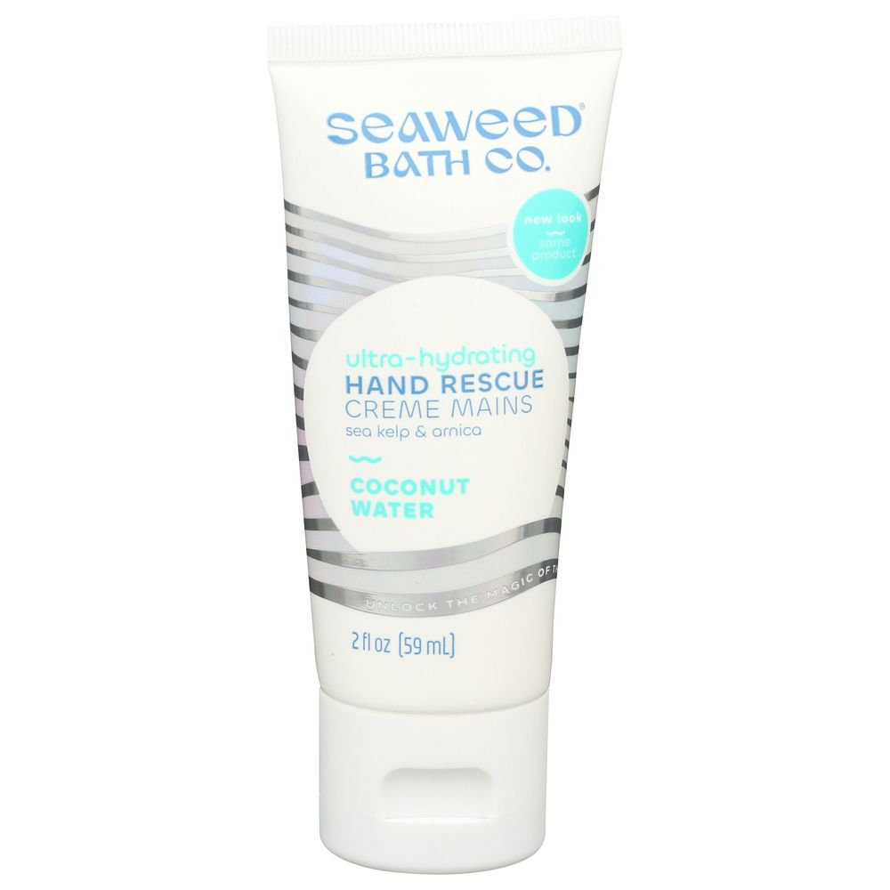 Seaweed Bath Co. Coconut Water Ultra Hydrating Hand Rescue Creme, 2 Fluid Ounce
