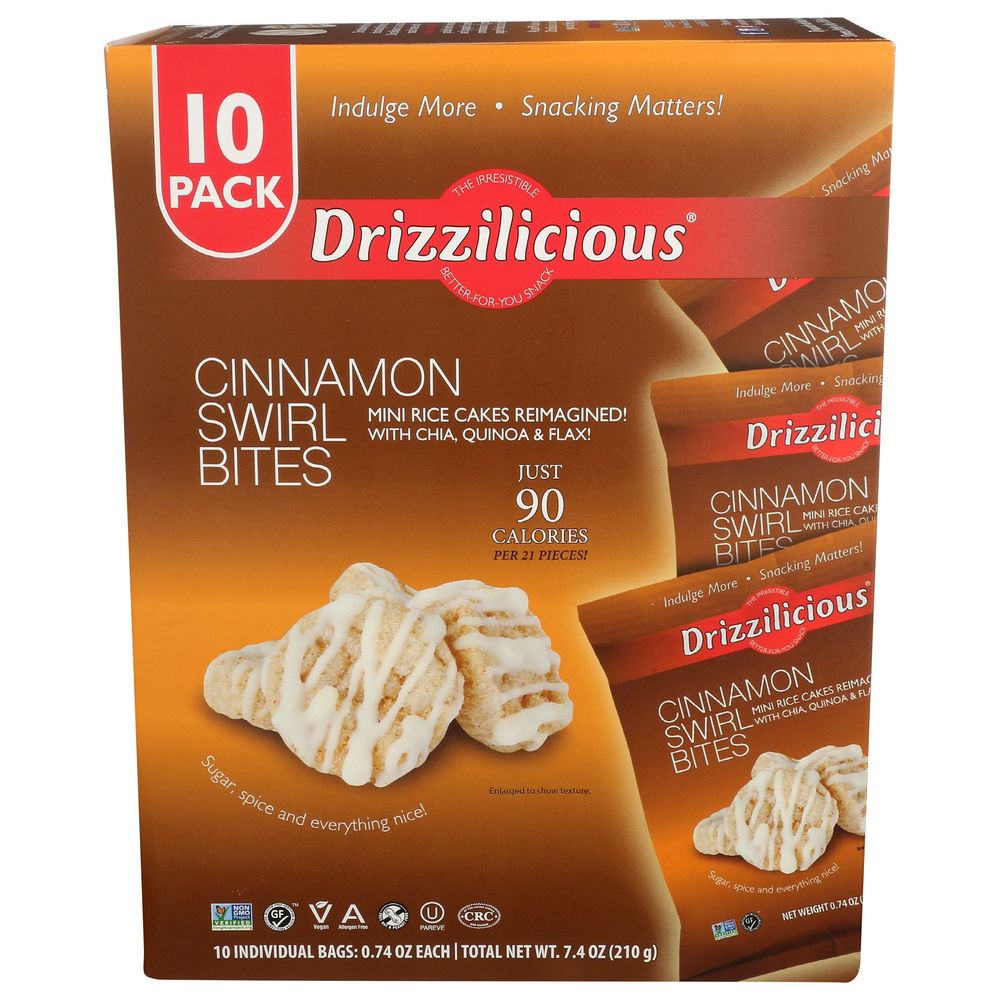 Rice cake & Harry② Drizzilicious Rice Cake Mini Cookies & Cream - 4 OZ - randalls