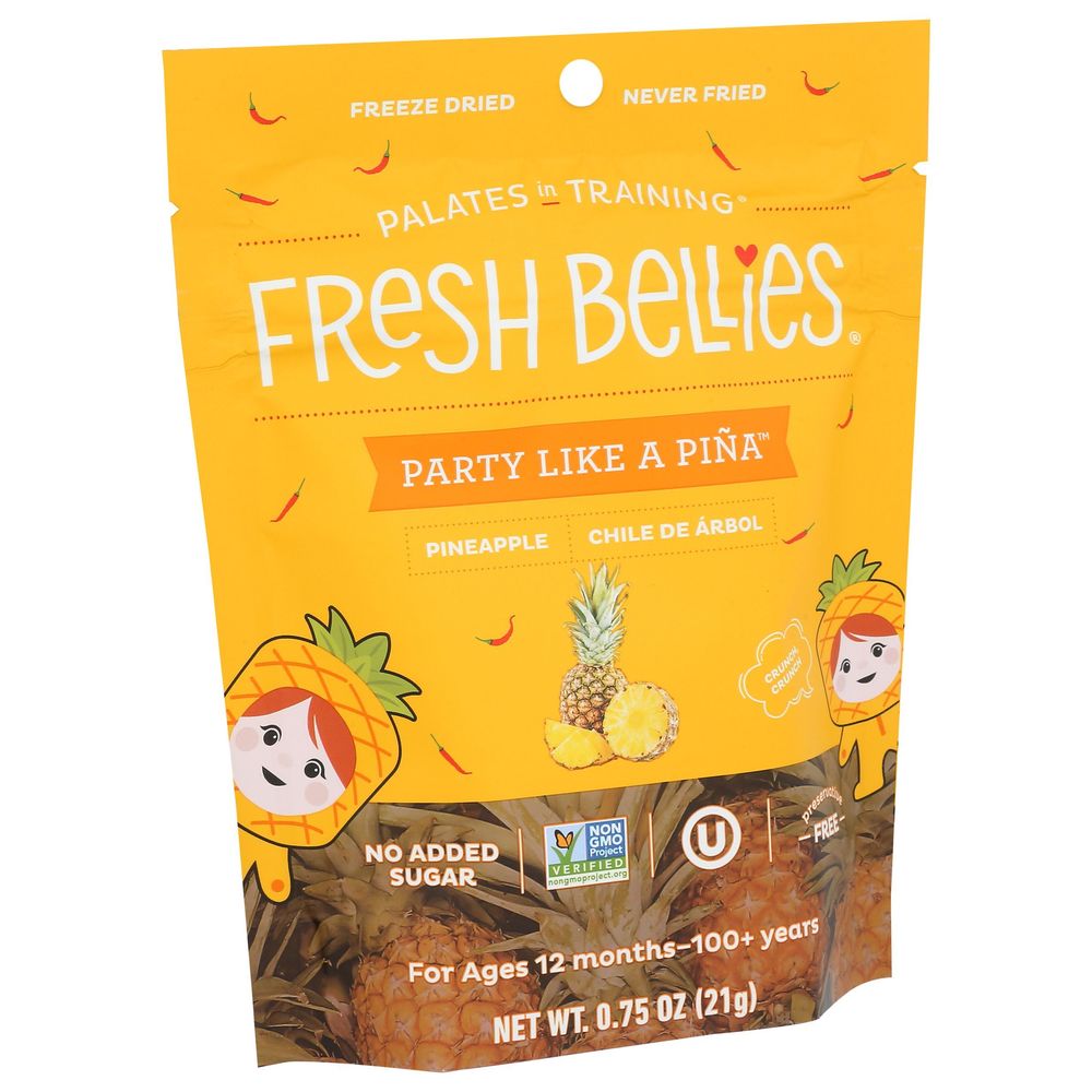Fresh Bellies Pineapple Chili Lime Toddler Treat, 0.75 Ounce -- 6 Per Case