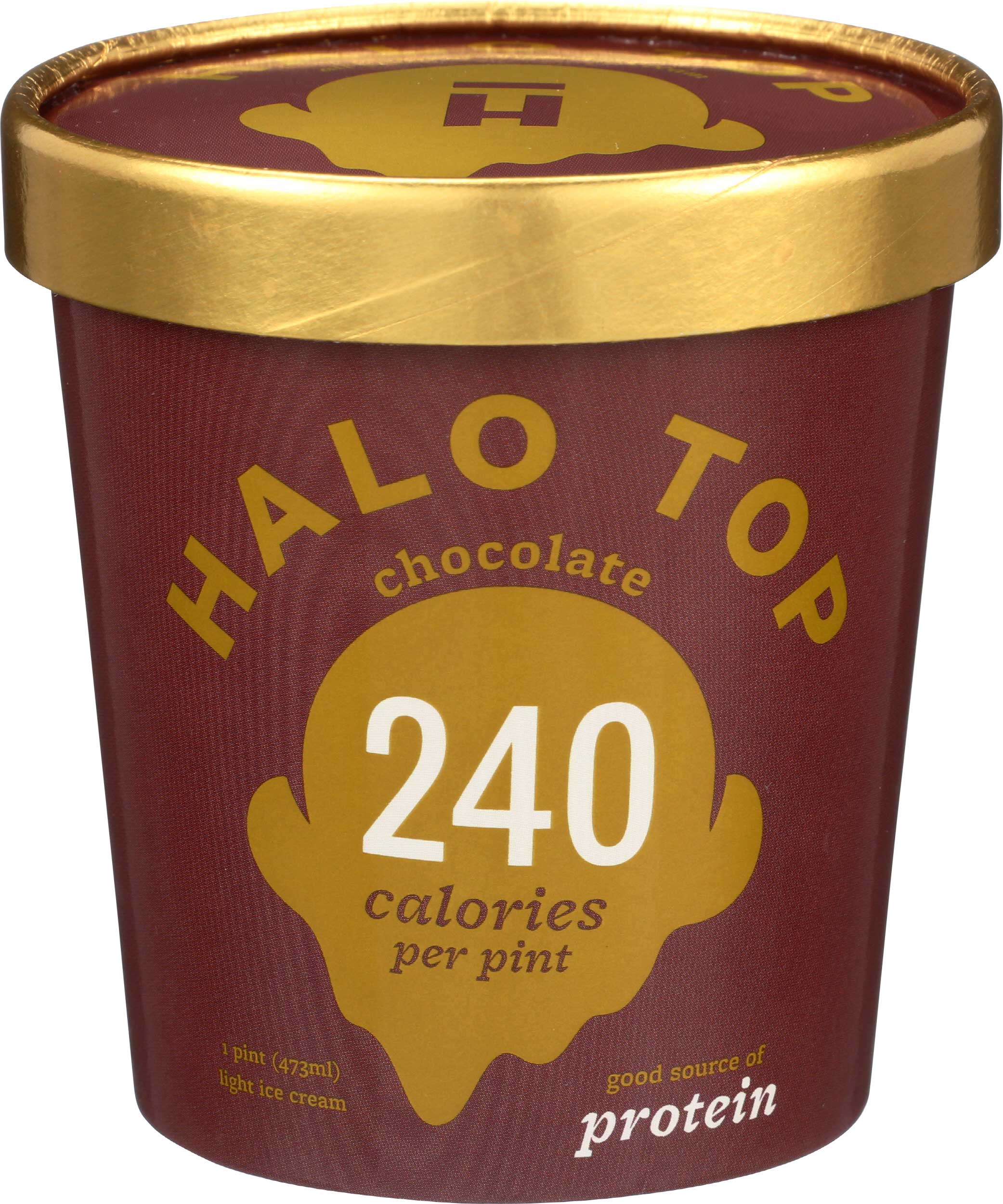 Halo Top Chocolate Light Ice Cream Case | FoodServiceDirect