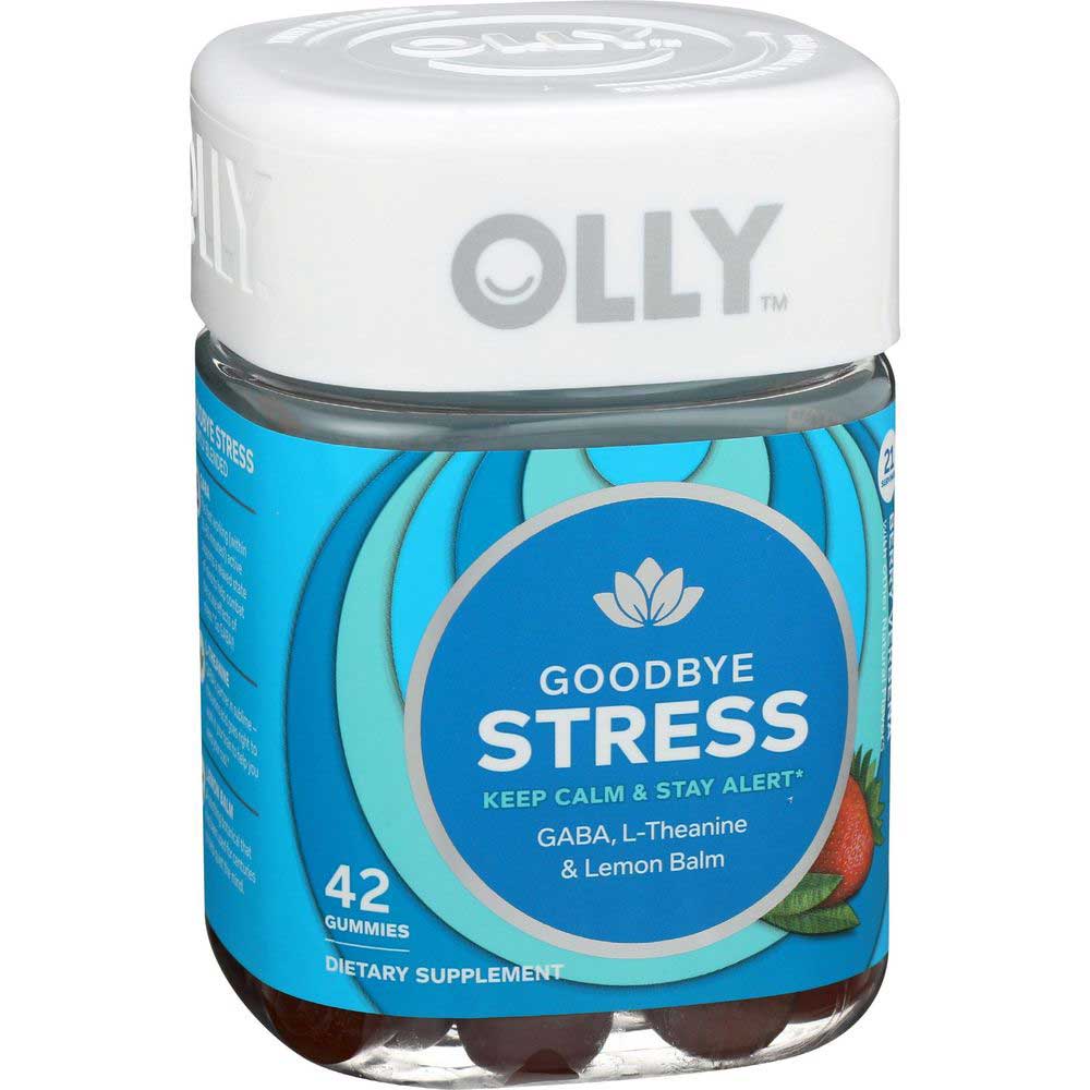 Olly Goodbye Stress Berry Verbena Gummies, 42 Count