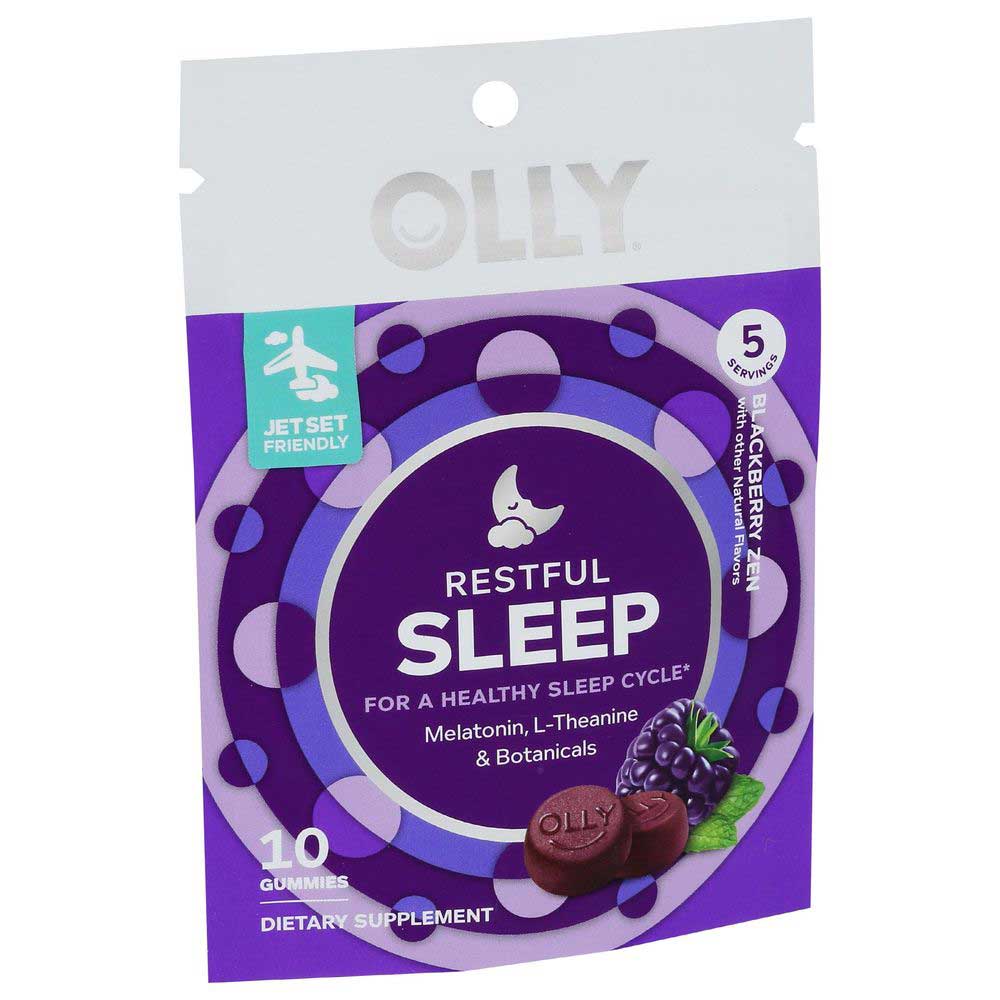 Olly Blackberry Zen Restful Sleep Gummies, 10 Count -- 24 Per Case