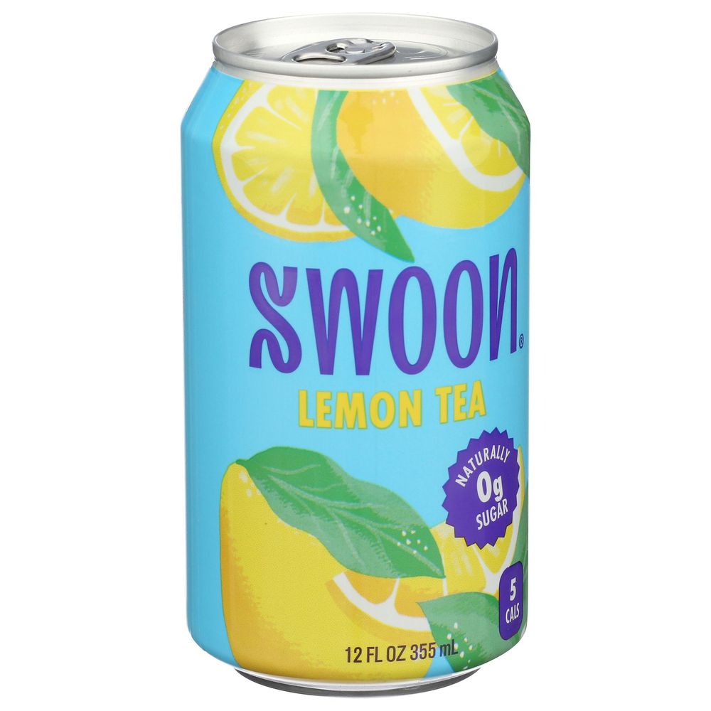 Swoon Zero Sugar Lemon Tea, 12 Fluid Ounce -- 12 Per Case