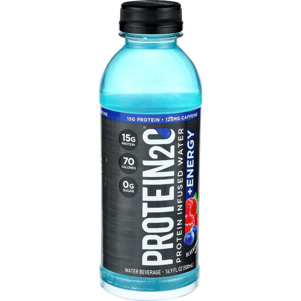 Protein2o Plus Energy Blueberry Raspberry Protein Infused Water, 16.9 Fluid Ounce -- 12 Per Case