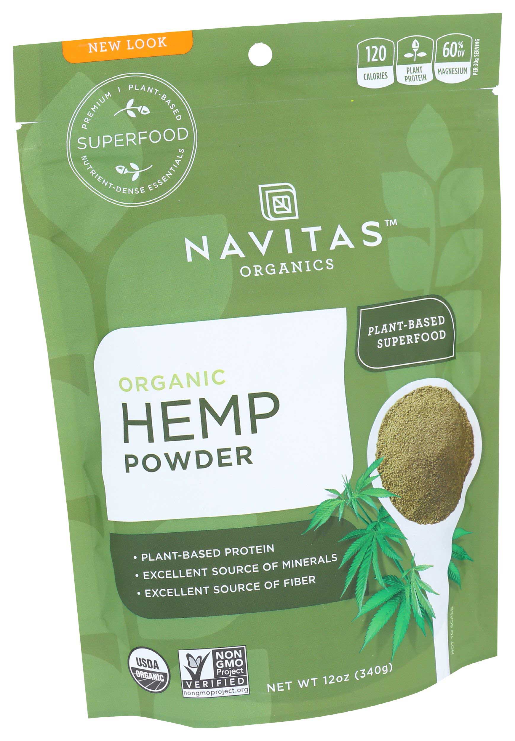 Navitas Organics Hemp Powder, 12 Ounce