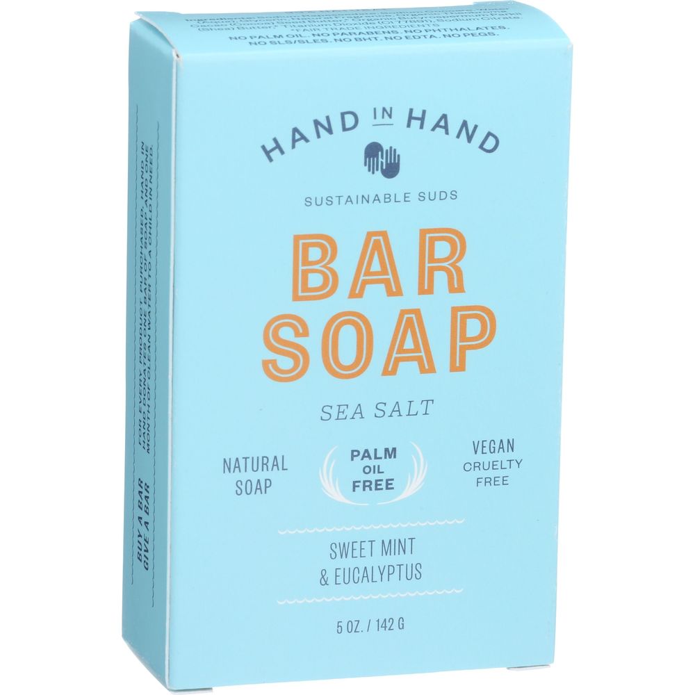 Hand In Hand Sea Salt Bar Soap, 5 Ounce