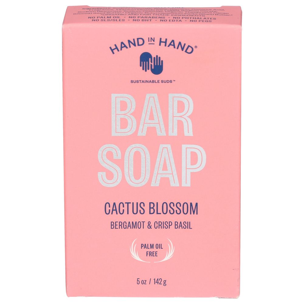 Hand In Hand Cactus Blossom Bar Soap, 5 Ounce