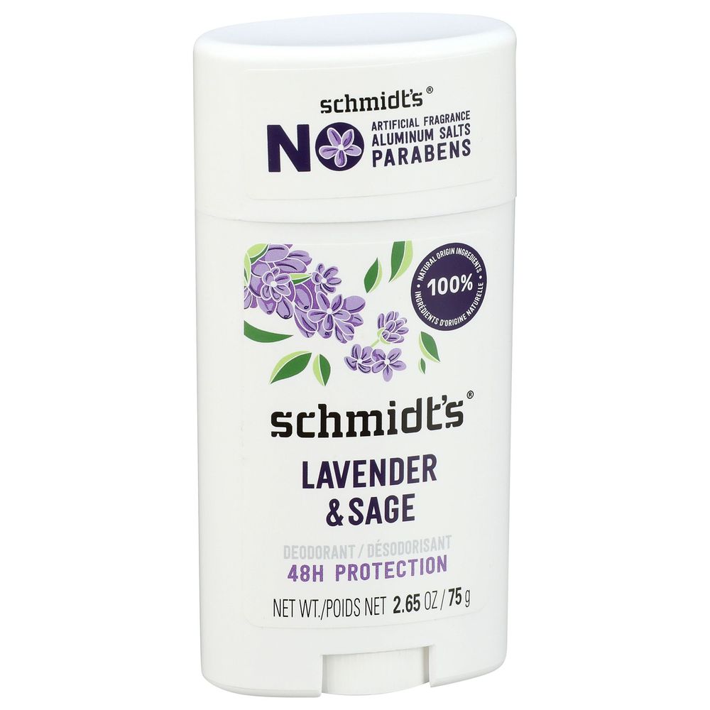 Schmidt's Lavender And Sage Deodorant, 2.65 Ounce