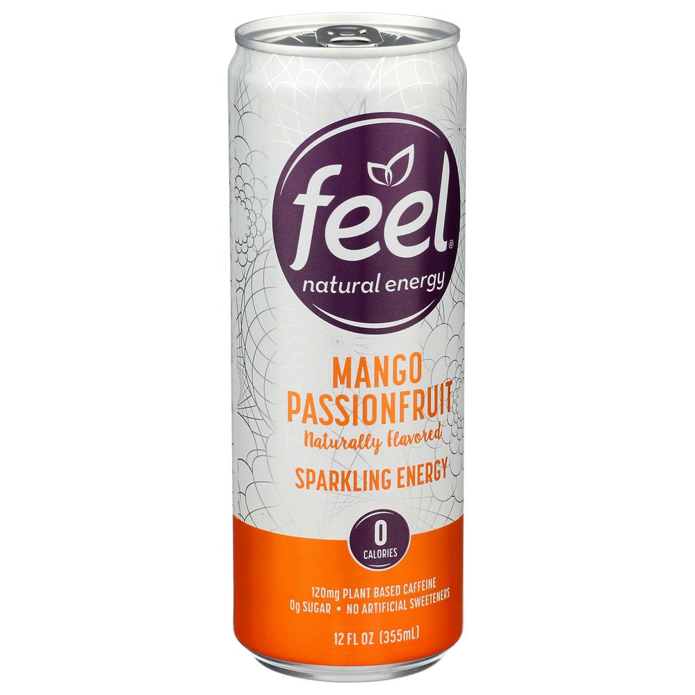 Feel Mango Passionfruit Energy Drink, 12 Fluid Ounce -- 12 Per Case