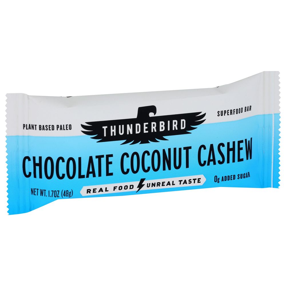 Thunderbird Chocolate Coconut Cashew Nutrition Bar, 1.7 Ounce -- 12 Per Case