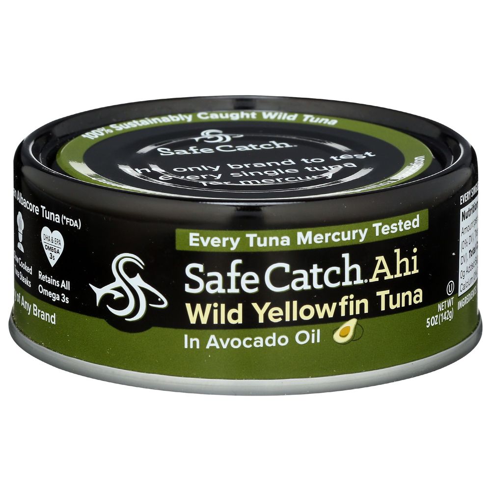 Safe Catch Ahi Wild Yellowfin Tuna In Avocado Oil, 5 Ounce -- 6 Per Case