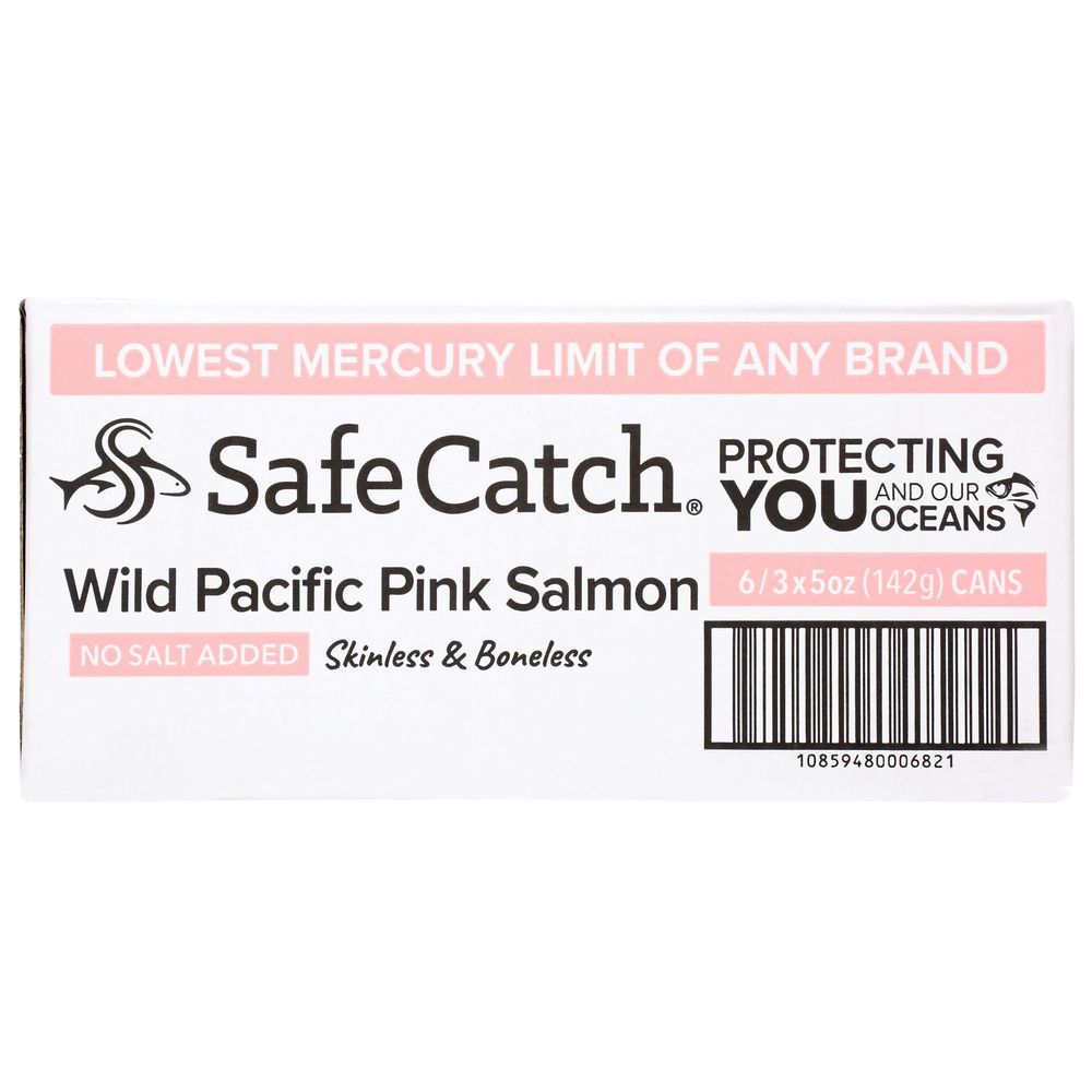 Safe Catch - Salmon Pink Wild - Case of 6 - 5 oz., 6 Pack/5 Ounce
