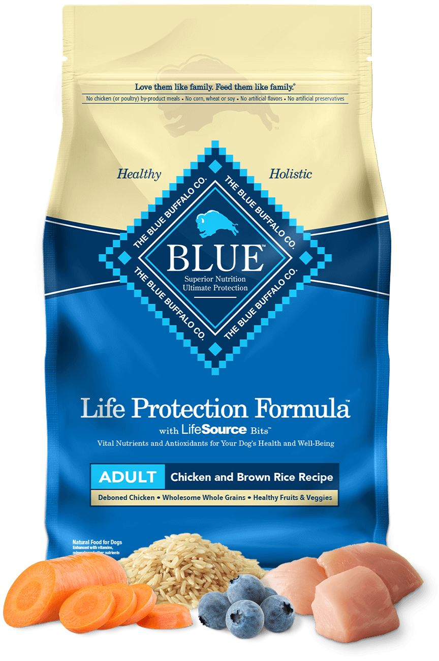 Blue Buffalo Life Protection Formula Chicken And Brown Rice Recipe Dry Dog Food, 15 Pound