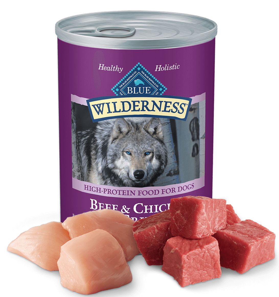 Fashion blue canned dog food