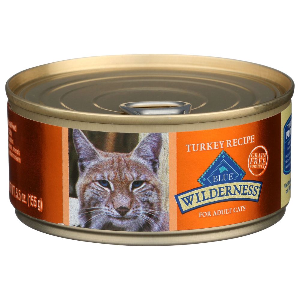 Blue Buffalo Wilderness Turkey Recipe Cat Food, 5.5 Ounce -- 24 per case