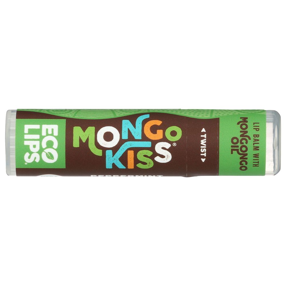 Eco Lips Mongo Kiss Organic Peppermint Lip Balm, 0.25 Ounce -- 15 Per Case