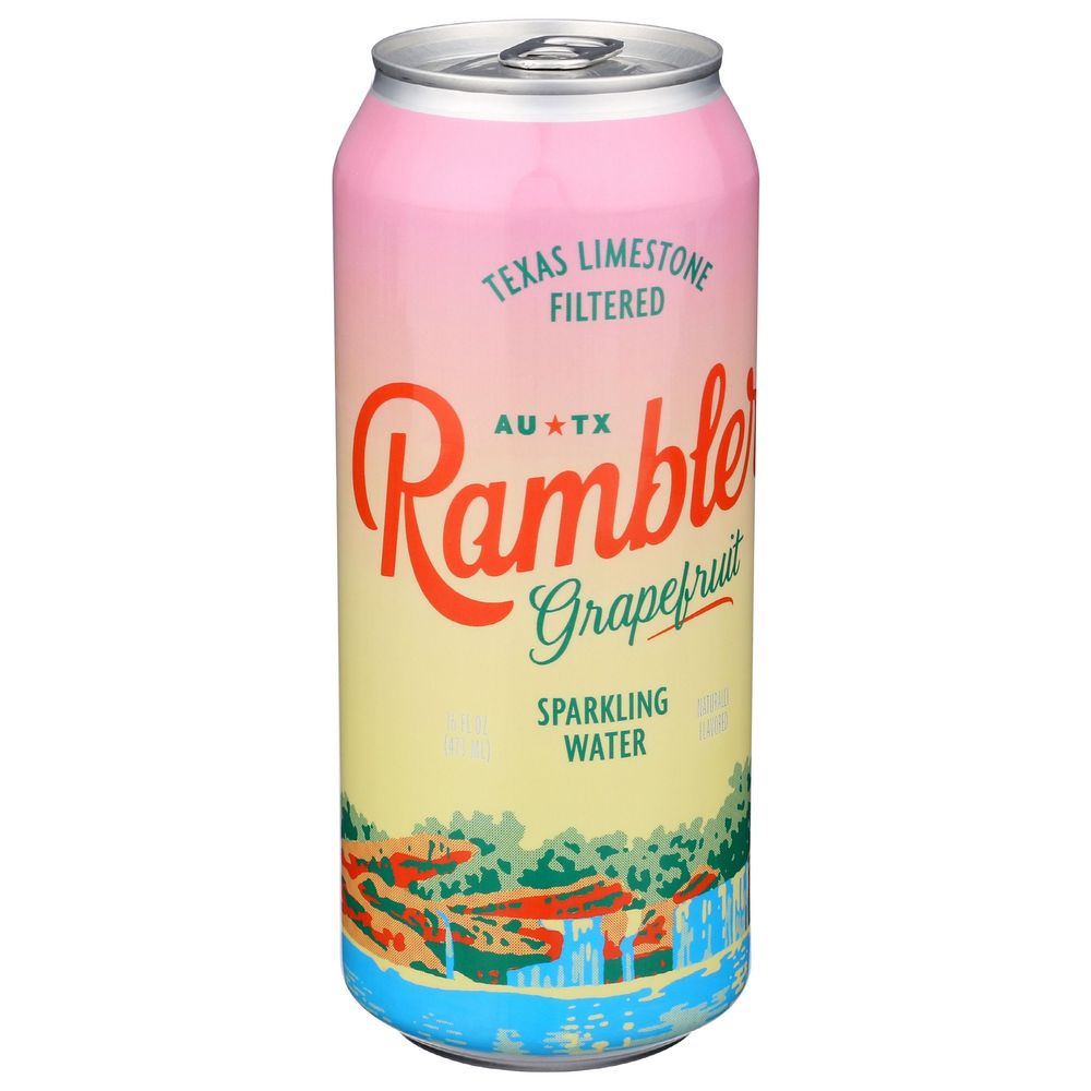 Rambler Grapefruit Sparkling Water, 16 Fluid Ounce -- 12 Per Case